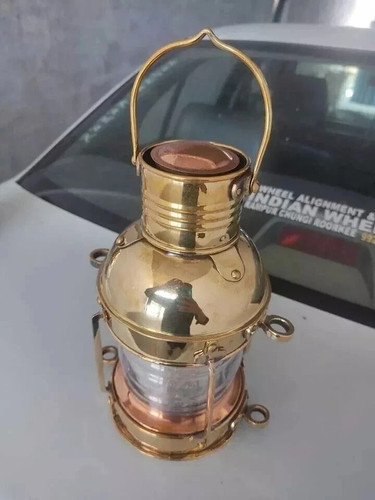 Lamp lantern nautical - lamp, brass