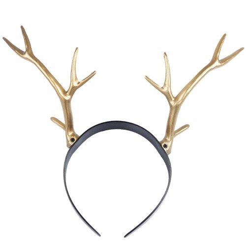 Comfortable deer antler - antler, hair