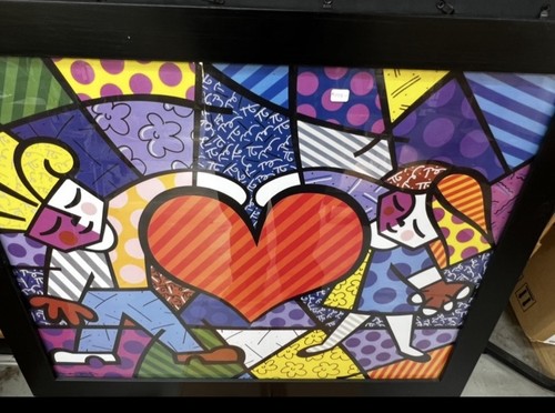 Romero britto framed - britto,