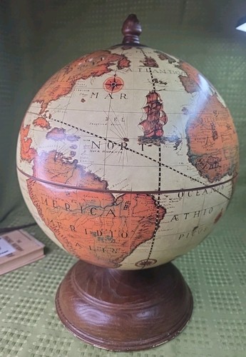 Vintage world globe table - world,