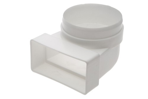 Ducting 110x54 flat round - to,