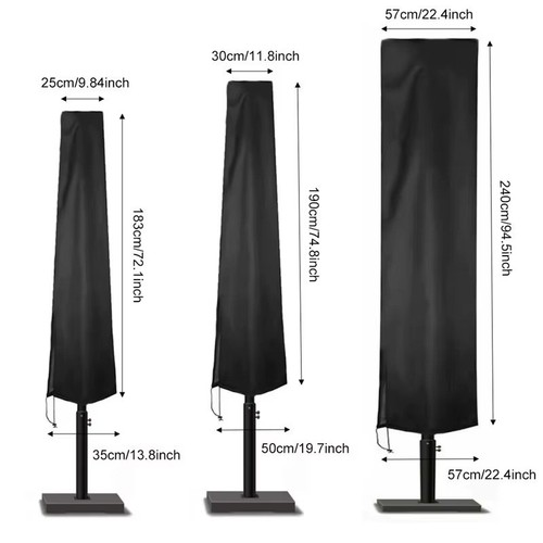 Waterproof parasol cover with - waterproof,