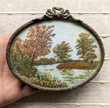 Antique miniature embroidery