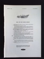 Original 1953 Advert Folland