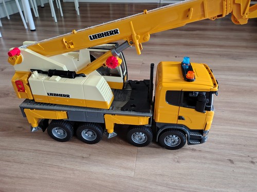 Bruder scania liebherr - liebherr, 1:16