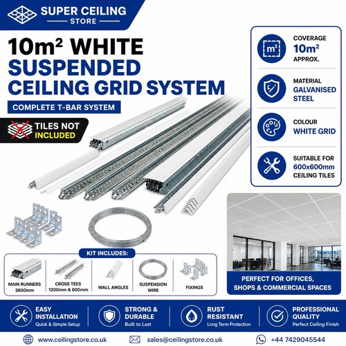 10m suspended ceiling grid - ceiling,