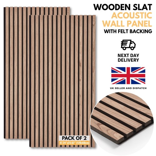 Wooden slat acoustic wall - acoustic,
