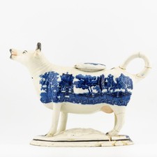 England Pearlware Cow Creamer
