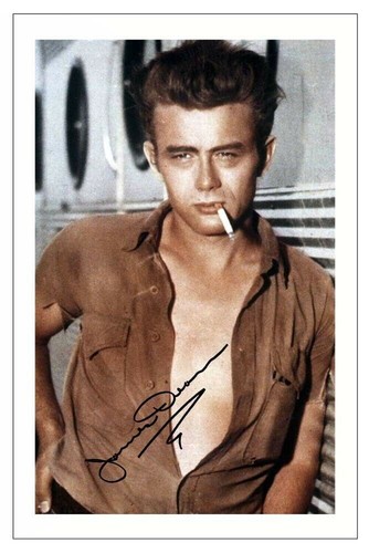 James dean autograph - james,