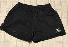 Gilbert Kiwi Pro Men’s Rugby Shorts Black Size XL