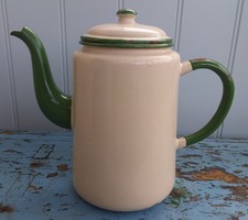 Vintage Enamel Ware Coffee Pot