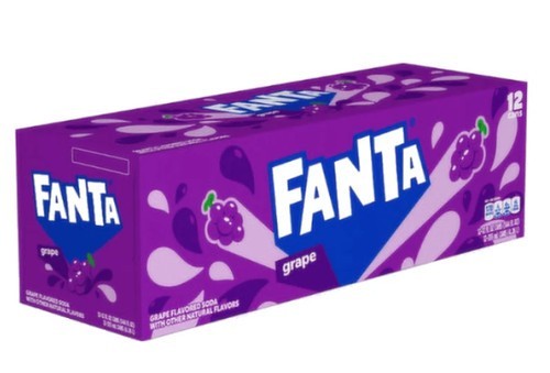 Fanta grape 355ml - fanta, x