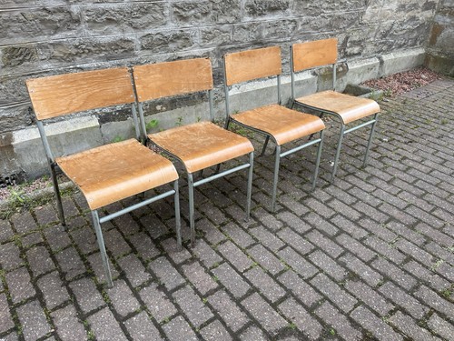 1960 retro stacking chairs - stacking,