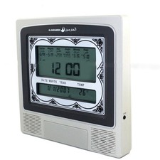Azan Prayer Clock Calendar Muslim Islamic Mosque Calendar Prayer Wall ClockAlarm