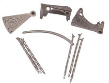 Dolls House Extra Treads for Metal Spiral Staircase 3 Step Tread Stair Kit 1:12