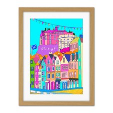 Edinburgh Buildings Colourful