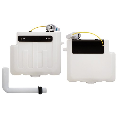 Concealed dual flush toilet - dual,