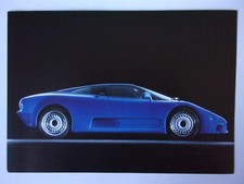 BUGATTI EB 110 GT orig 1991 Sales Leaflet Brochure in English
