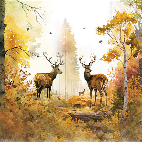 Single paper napkins - paper, for