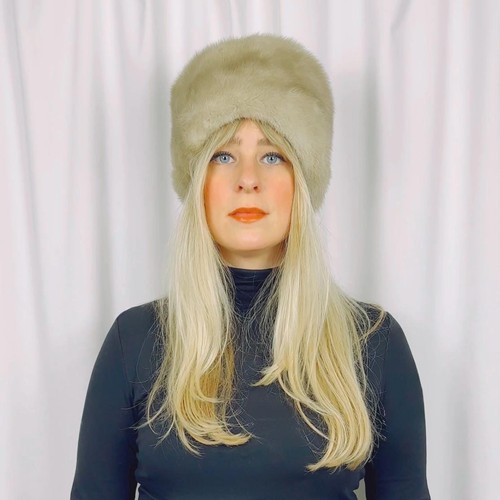 Vintage genuine mink fur - fur, hat