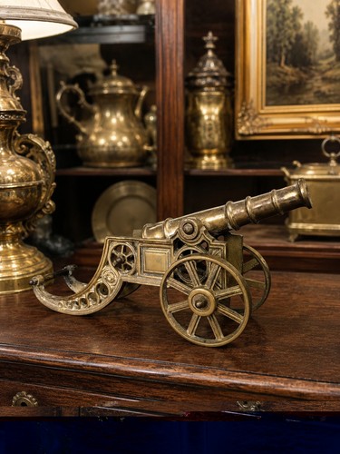 Large heavy antique brass - antique,