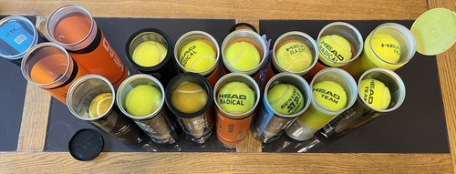 Used branded tennis balls - used,