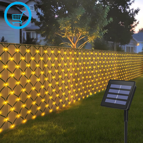 Solar net lights outdoor 5m - lights, outdoor,