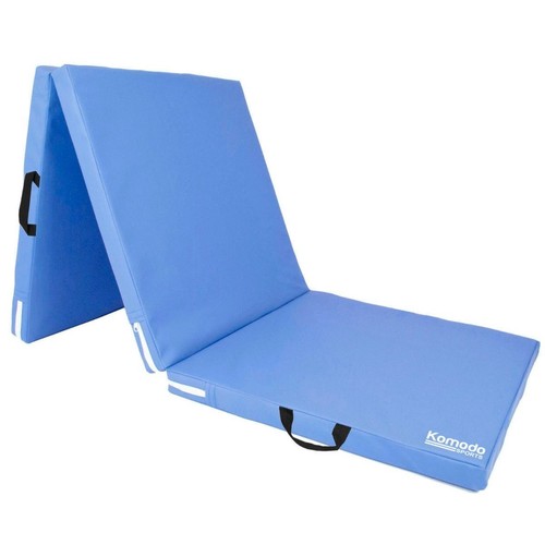 Tri folding yoga exercise mat - folding,