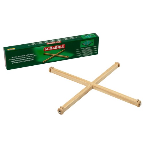 Scrabble deluxe wooden - scrabble,