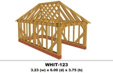 European Oak Garage 1 Bay (Full Hip) Kit - (WHIT-123)