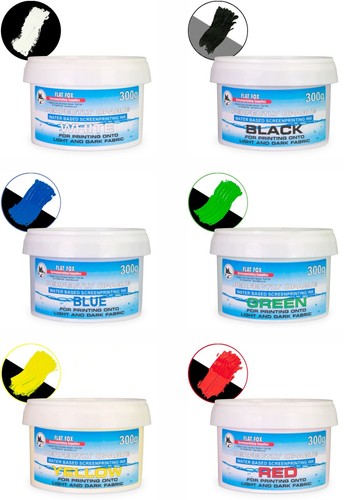 Screen printing ink - , set