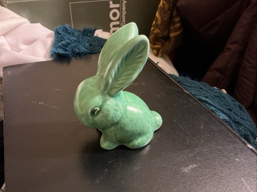 Sylvac green snub - snub, bunny