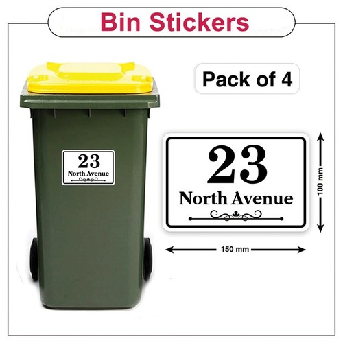 Wheelie bin numbers - wheelie,