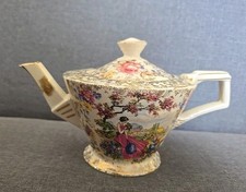 Vintage Antique H & K TUNSTALL England Teapot - 13cm Tall