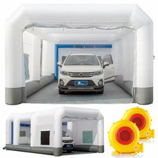 GORILLASPRO Inflatable Paint Booth 8*4.5*3m Portable Spray Booth 2 UL Blowers