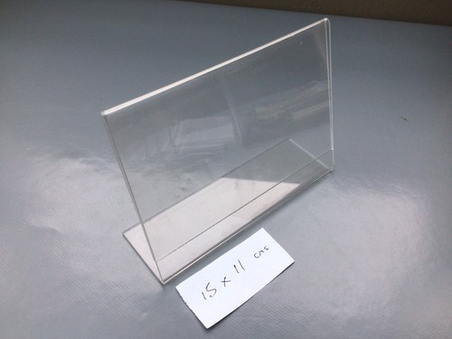 Perspex menu shop display - menu,