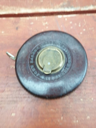Vintage measuring tape - vintage, leather