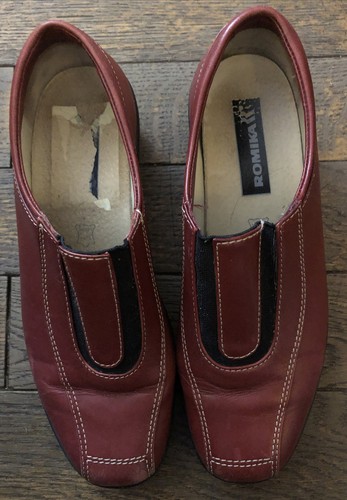 Romika red shoes comfort - red,