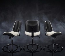 CARBON FIBRE Pattern Eames Original White  Office  Mid-century Aluminium Chair