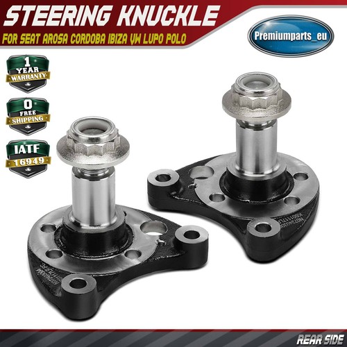 Rear stub axles for seat - rear,