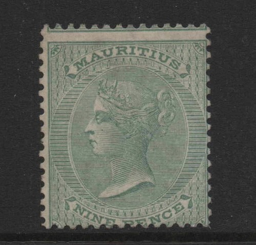 Mauritius yellow green - 9d, yellow-green