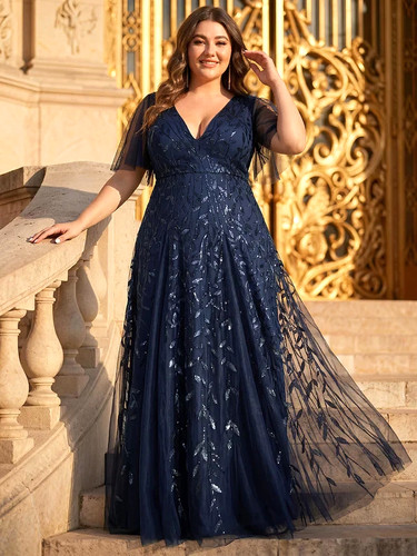 Ever pretty navy sequins - ever,