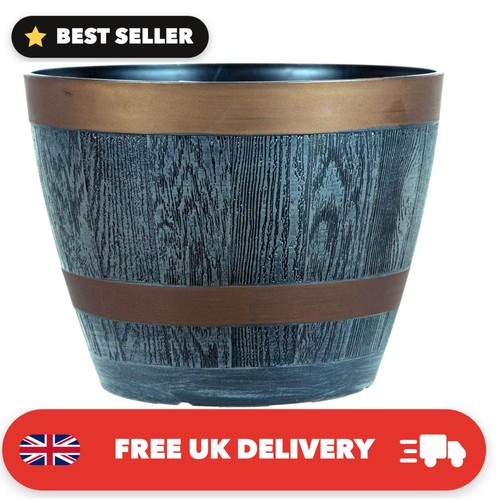Rustic dark grey plastic half - rustic,