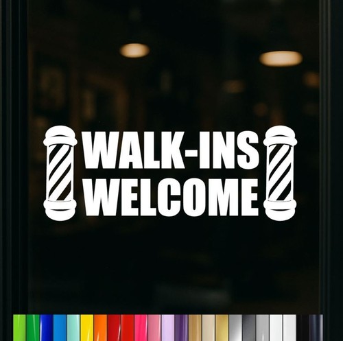 Barber shop walk ins welcome - walk-ins,