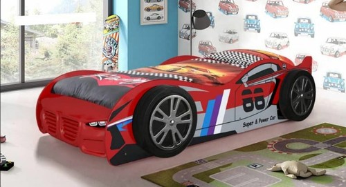 Kids red turbo racing car - kids,