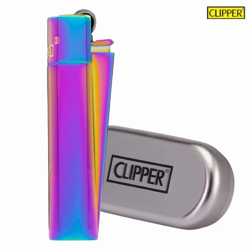Metal clipper lighters set - metal,