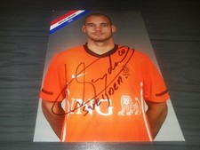 Wesley Sneijder hand signed