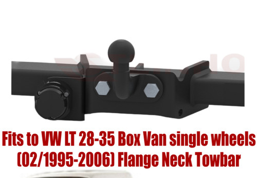 Flange neck tow bar - flange, for
