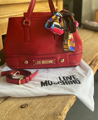 Love moschino red tote - love,