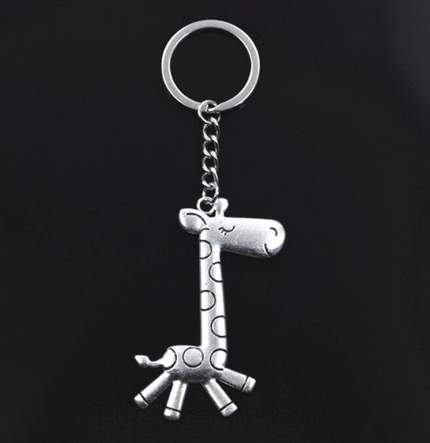 Giraffe keyring keychain - keyring,
